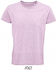 Camiseta Organica Hombre Crusader Jaspeado Sols - Color Rosa Jaspeado
